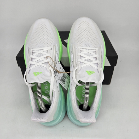 New Adidas UltraBoost 5X White Lime Burst JQ2927 Women's Running Shoes Size 7 - Picture 5 of 8